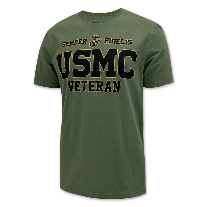 USMC Veteran T-Shirt (Military Green)