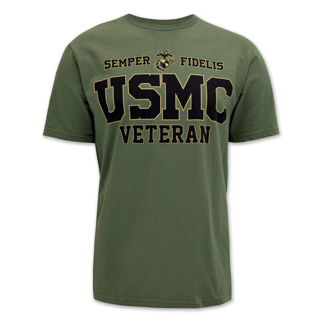 USMC Veteran T-Shirt (Military Green)