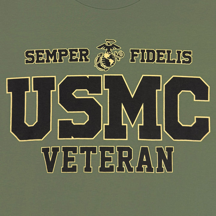 USMC Veteran T-Shirt (Military Green)