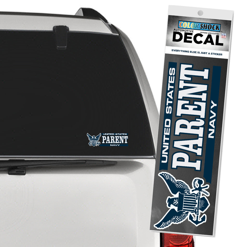 Navy Parent Decal