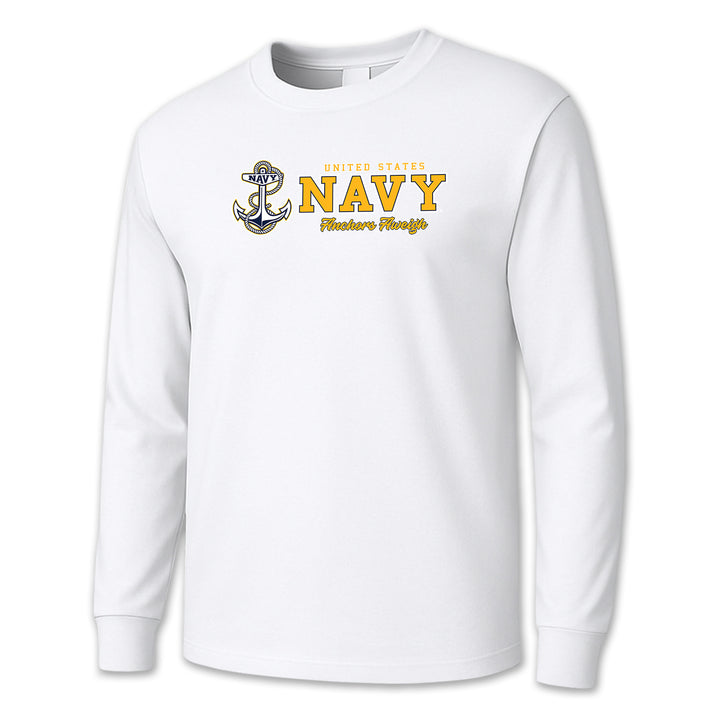 USN Anchors Aweigh Long Sleeve T