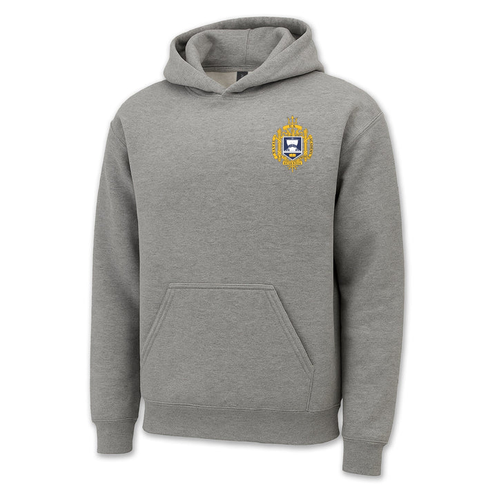 Pick Your Design USNA Hooded Sweatshirt (Grey)