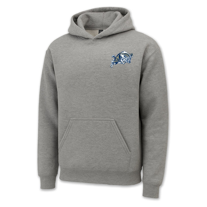 Pick Your Design USNA Hooded Sweatshirt (Grey)