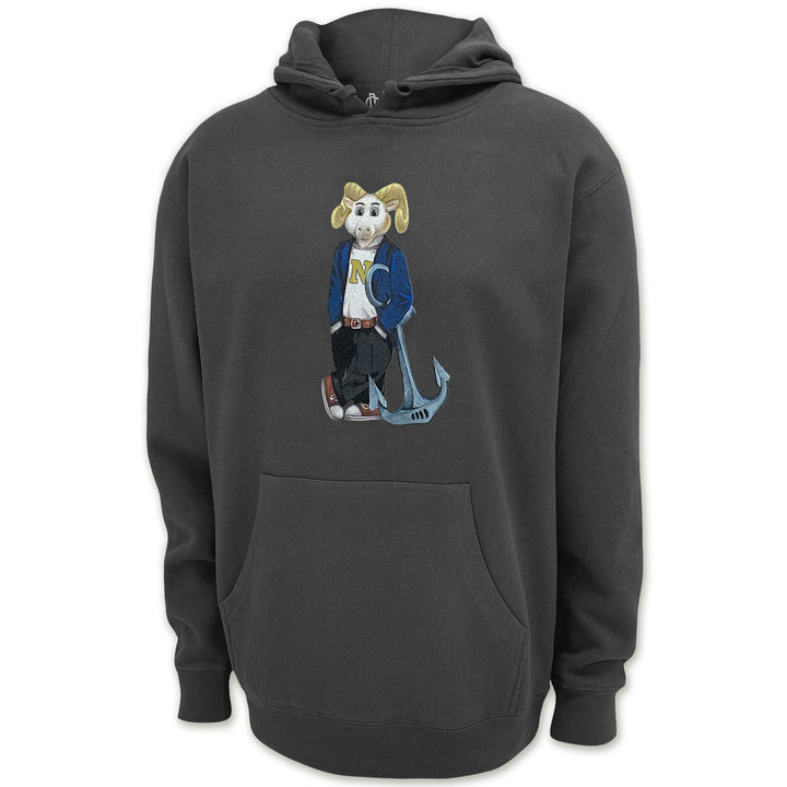 USNA Crew Dog Original Hood (Charcoal)