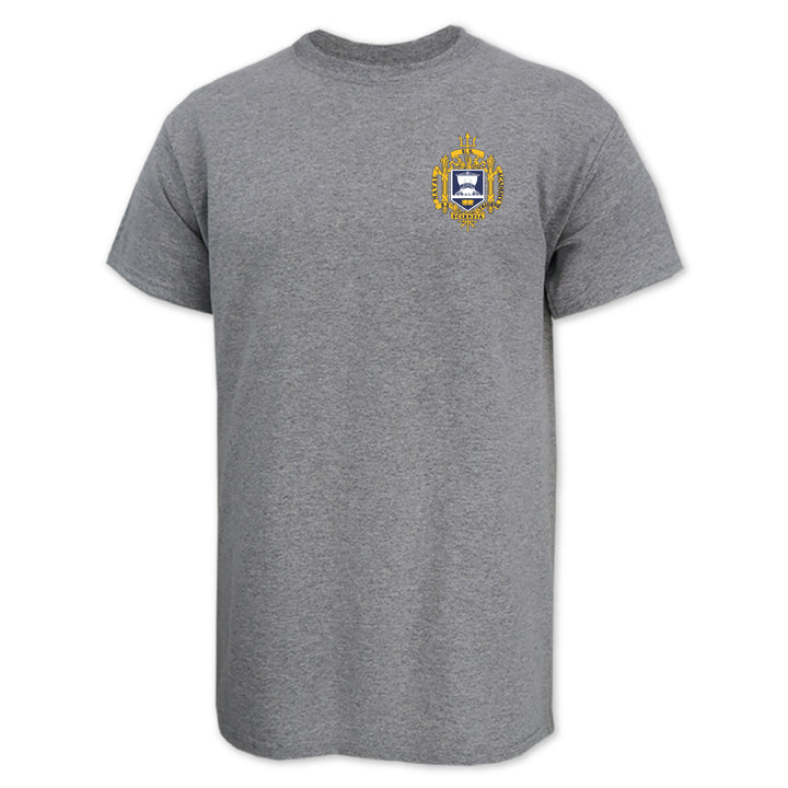 USNA Crest USA Made T-Shirt