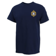 Load image into Gallery viewer, USNA Crest USA Made T-Shirt