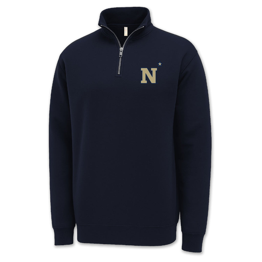 Pick Your Design Navy 1/4 Zip Sweatshirt (Navy)