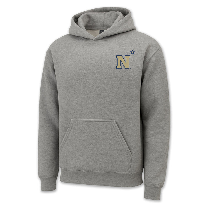 Pick Your Design USNA Hooded Sweatshirt (Grey)