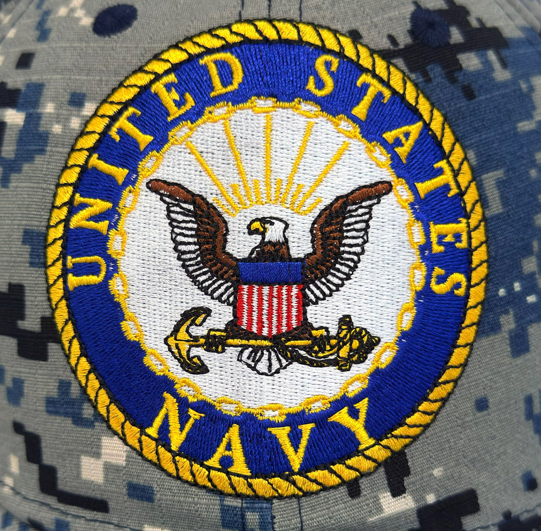 USN Logo Camo Hat