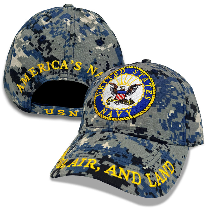 USN Logo Camo Hat