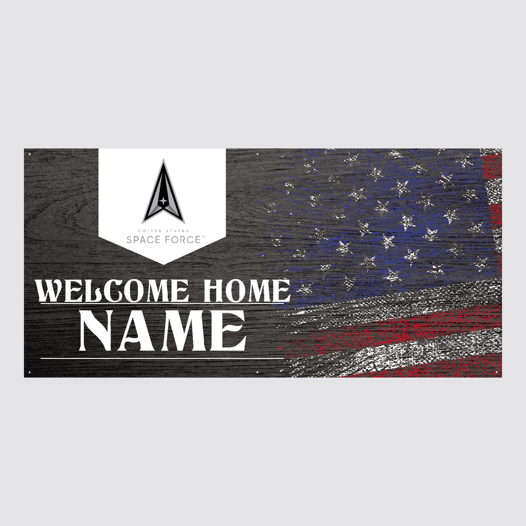 Space Force Welcome Home Custom Sign *