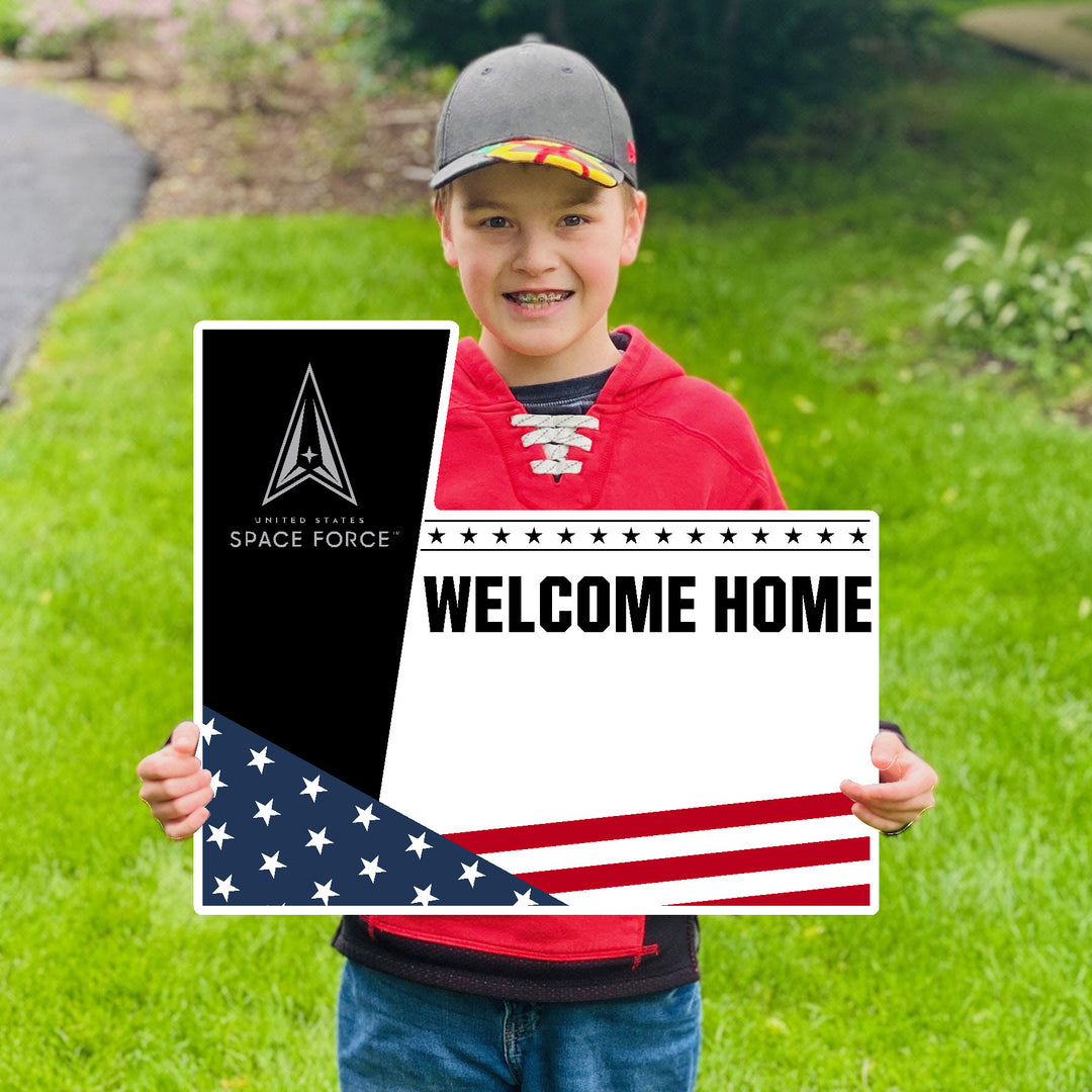 Space Force Welcome Home Custom Lawn Sign*