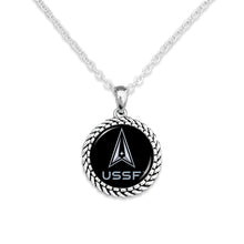 Load image into Gallery viewer, U.S. Space Force Rope Edge Necklace
