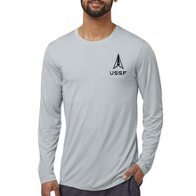 Load image into Gallery viewer, Space Force Aruba Performance Longsleeve T-Shirt (Aluminium)