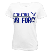 Load image into Gallery viewer, United States Air Force Ladies Under Armour T-Shirt (White)