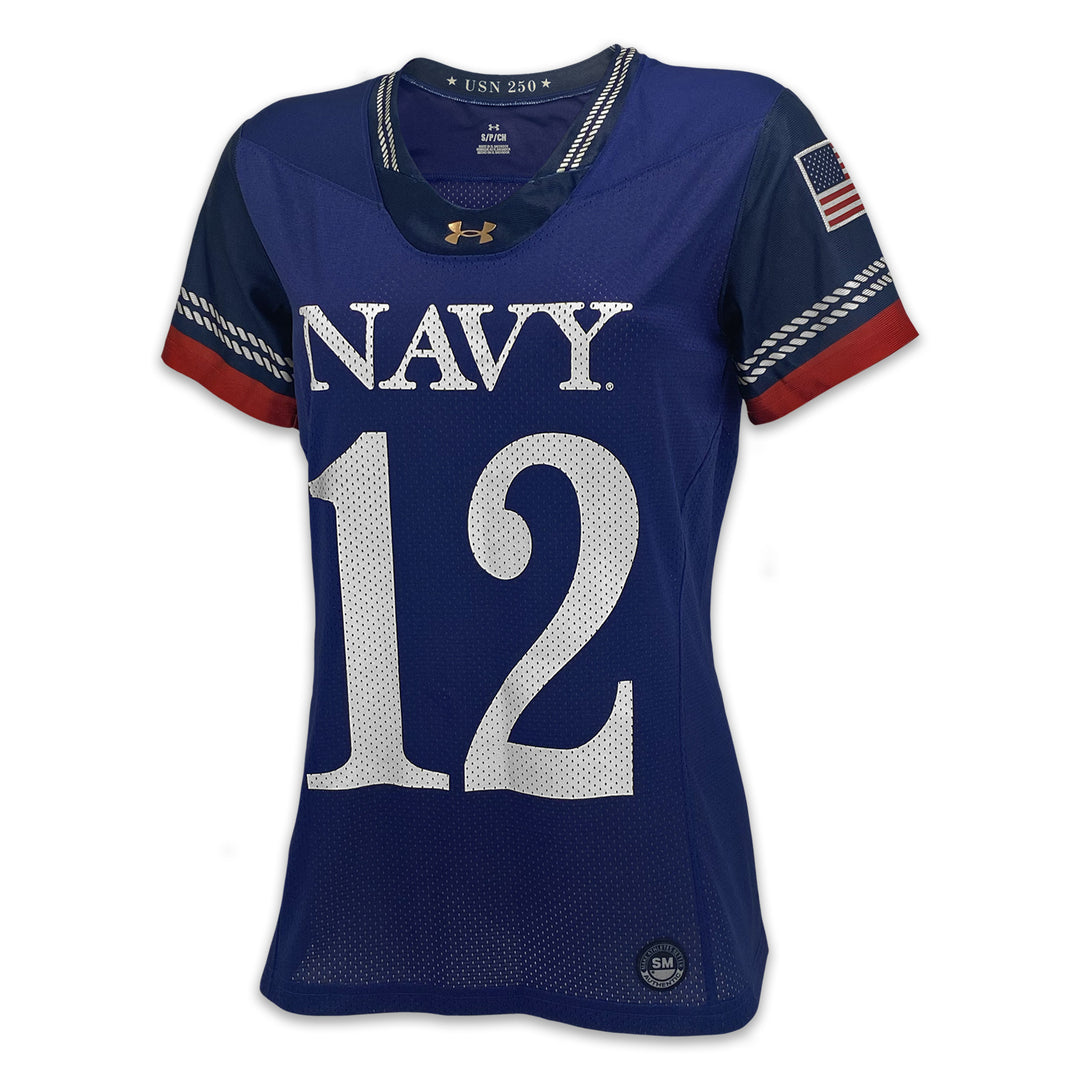 Navy Under Armour 2025 Rivalry Women's Football Replica Jersey (Navy)