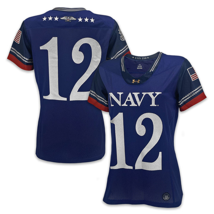 Navy Under Armour 2025 Rivalry Women's Football Replica Jersey (Navy)