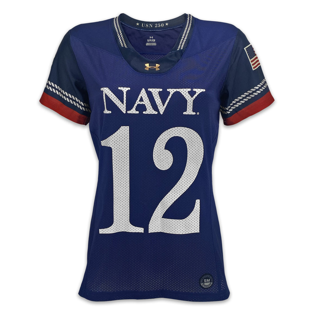 Navy Under Armour 2025 Rivalry Women's Football Replica Jersey (Navy)