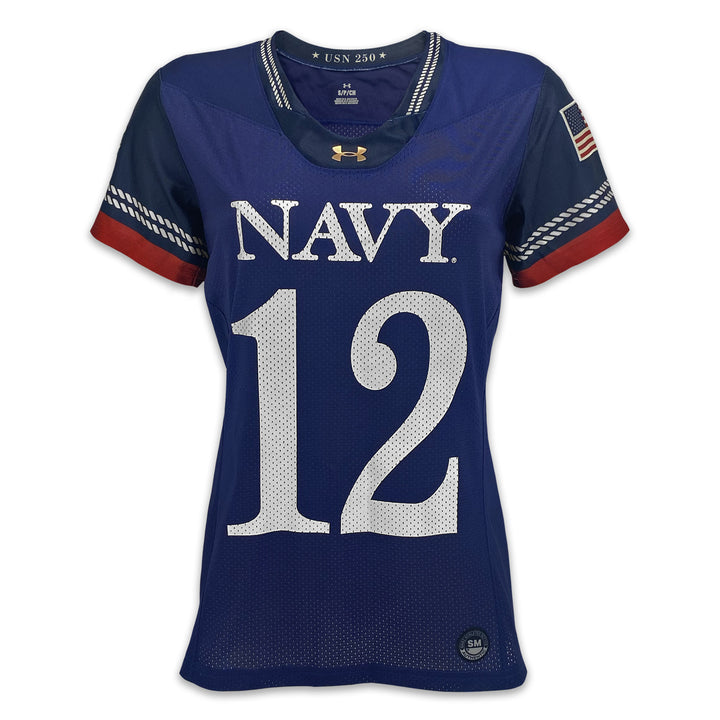 Navy Under Armour 2025 Rivalry Women's Football Replica Jersey (Navy)