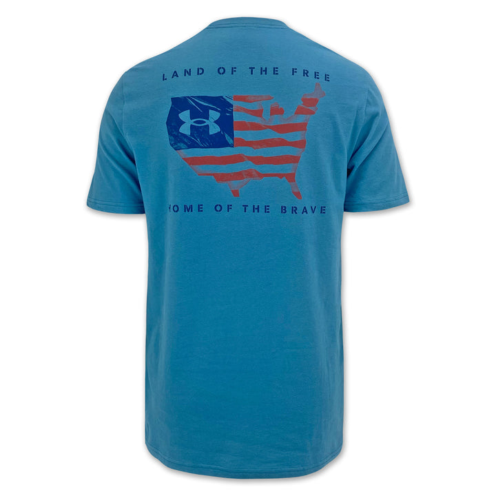 Under Armour Freedom Flag USA T-Shirt (Blue)