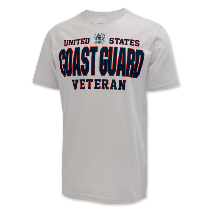 United States Coast Guard Veteran T-Shirt (Silver)