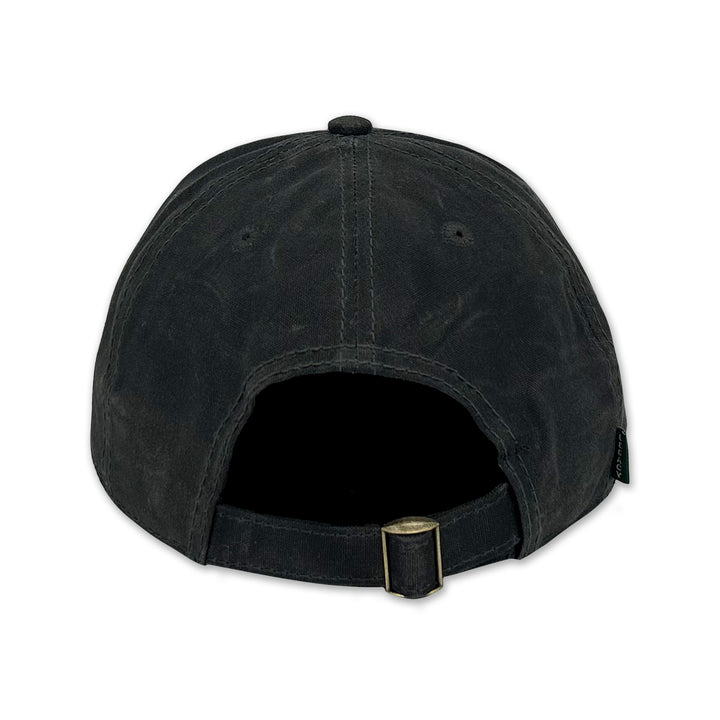 United States Marines Solid Waxed Cotton Hat (Washed Black)