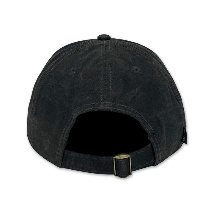 United States Marines Solid Waxed Cotton Hat (Washed Black)