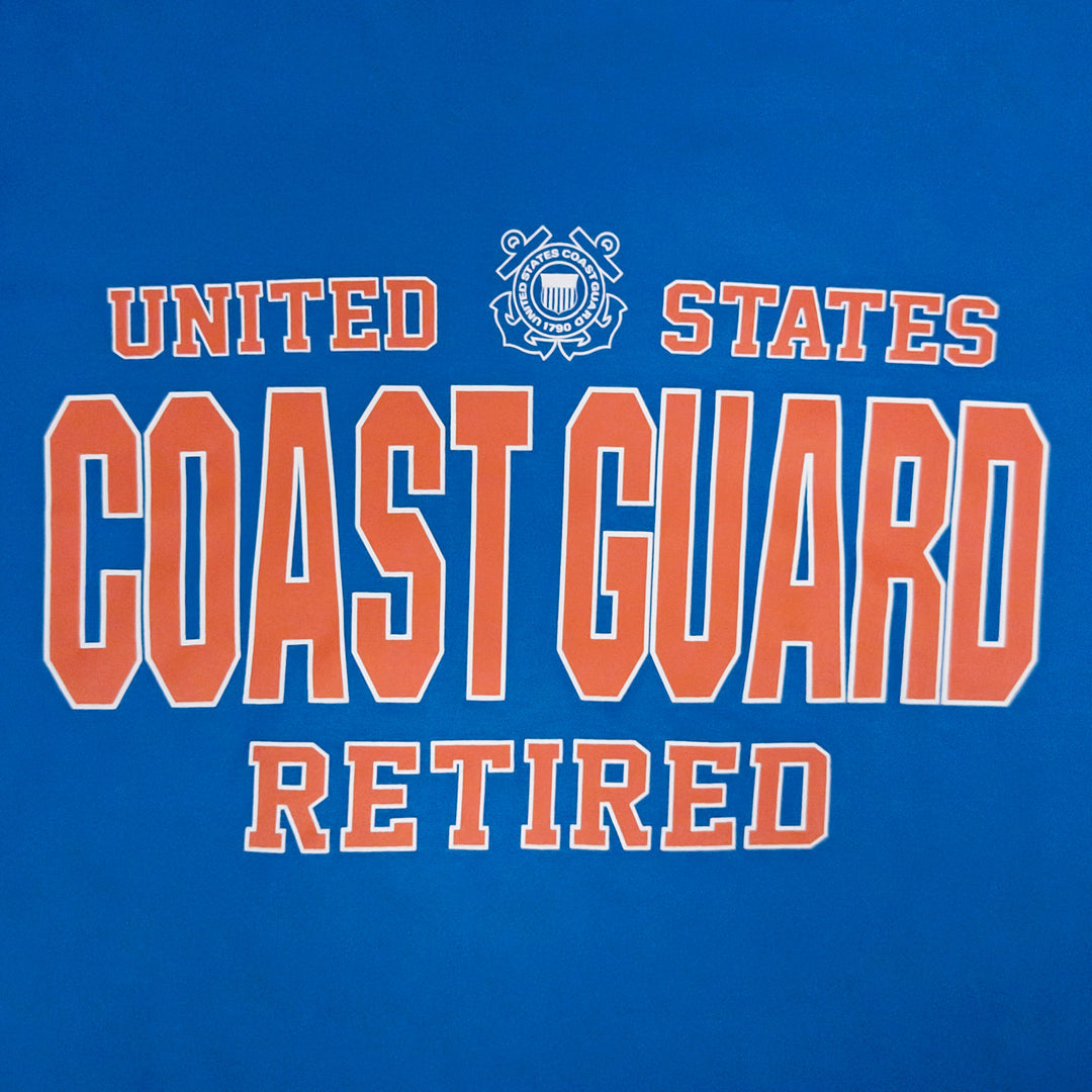 United States Coast Guard Retired T-Shirt (Royal)