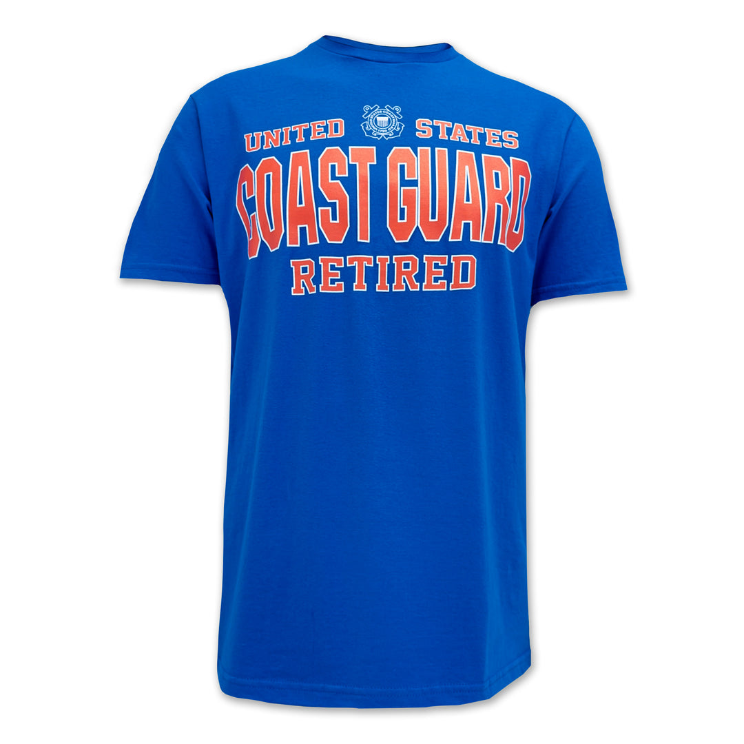 United States Coast Guard Retired T-Shirt (Royal)