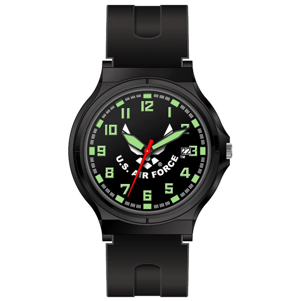 U.S. Air Force Black Strap Field Watch (Black)