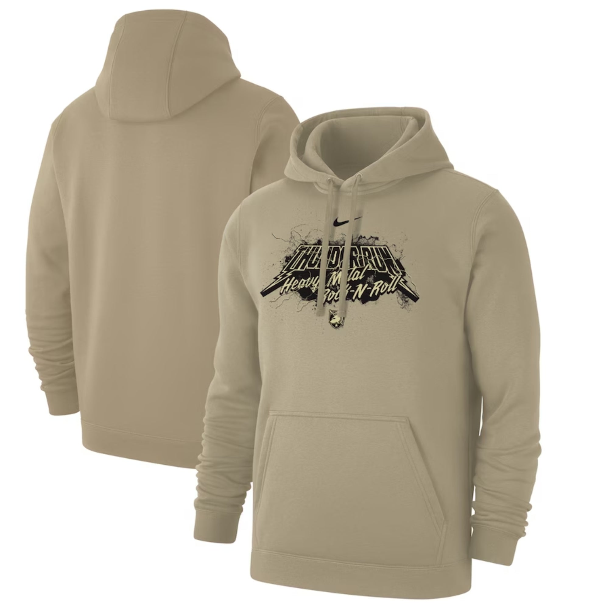 Army Nike Thunder Run Club Fleece Hood (Tan)