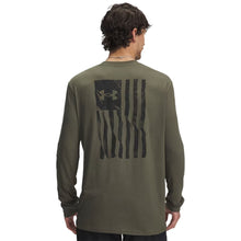 Load image into Gallery viewer, Under Armour Freedom Flag Long Sleeve T-Shirt (OD Green)