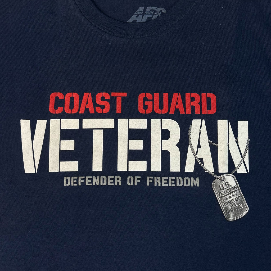 Coast Guard Vet Defender T-Shirt (Navy)