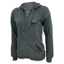 Load image into Gallery viewer, Space Force Delta Ladies Angel Fleece Full Zip Hoodie