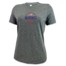 Load image into Gallery viewer, Marines Ladies Center Chest Circle Logo T-Shirt