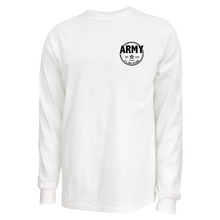 Load image into Gallery viewer, Army Retired Left Chest Long Sleeve T-Shirt