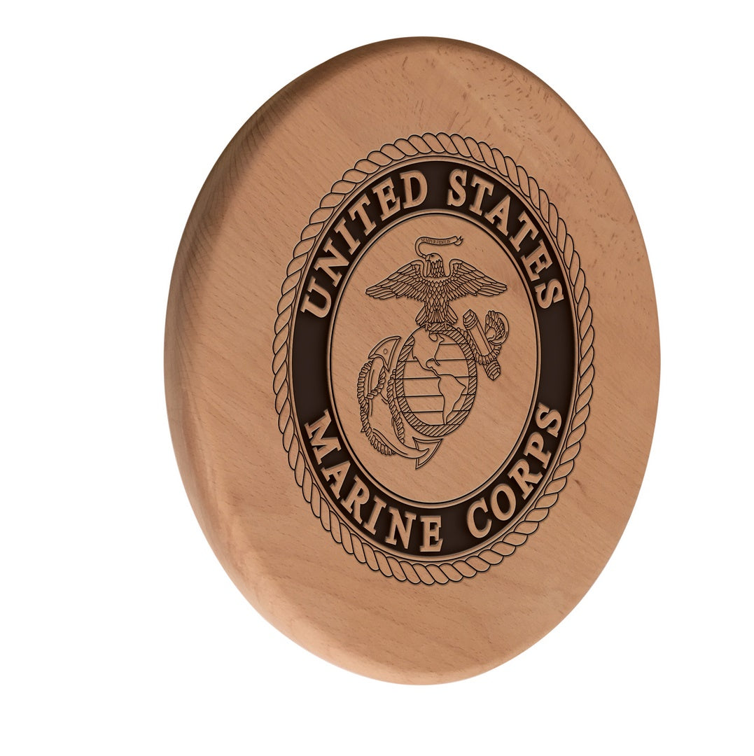 United States Marine Corps Laser Engraved Solid Wood Sign