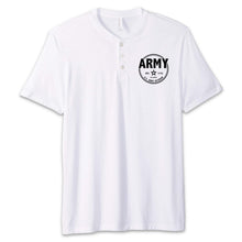Load image into Gallery viewer, Army Veteran Mens Henley T-Shirt