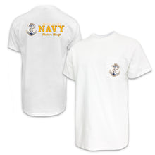 Load image into Gallery viewer, Navy Mens Pocket Duo T-Shirt