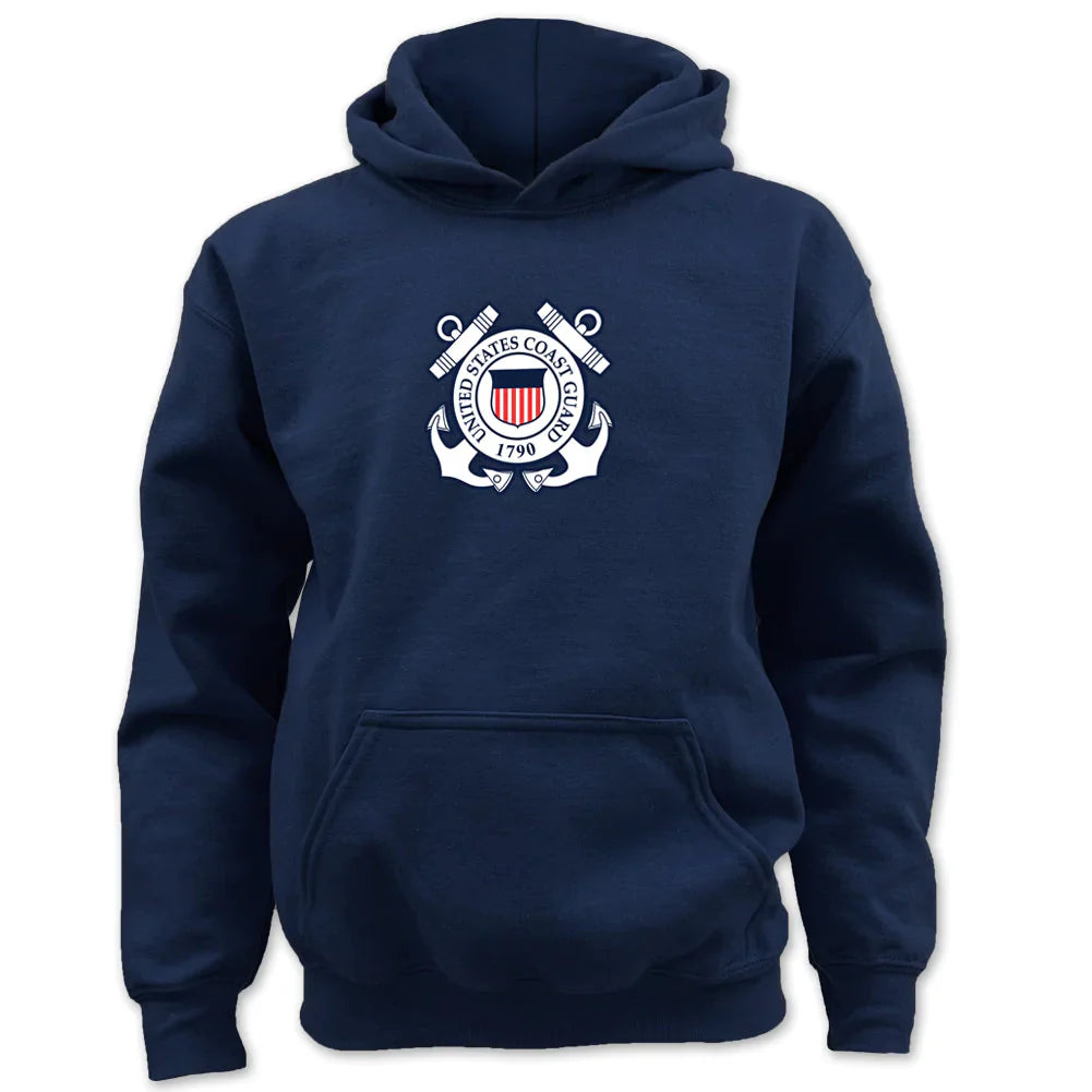 Coast Guard Youth Seal Logo Hood