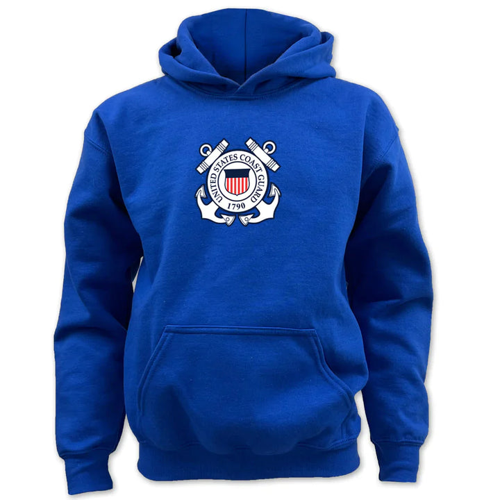 Coast Guard Youth Seal Logo Hood