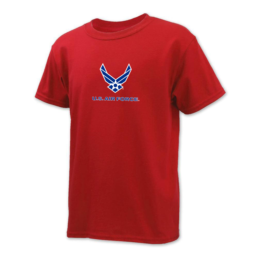 Pick Your Design Air Force Youth T-Shirt (Red)
