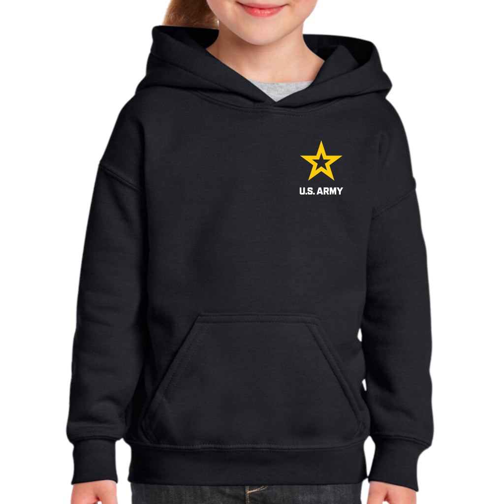 Army Star Youth Left Chest Hood