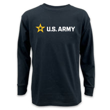 Load image into Gallery viewer, Army Full Chest Youth Long Sleeve T-Shirt