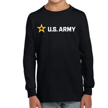 Load image into Gallery viewer, Army Full Chest Youth Long Sleeve T-Shirt