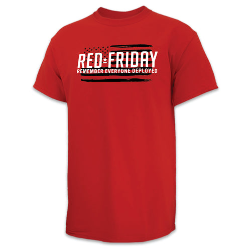 RED Friday Youth Full Chest T-Shirt (Red)