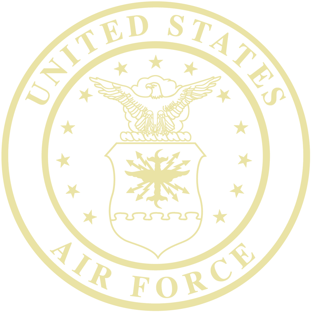 U.S. Air Force Gold Embossed Certificate Frame (Vertical)*