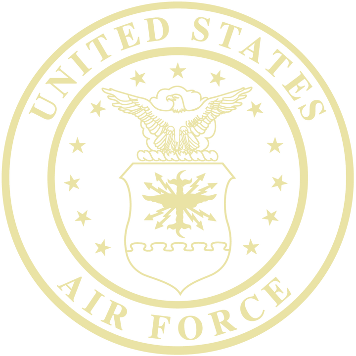 U.S. Air Force Gold Embossed Certificate Frame (Vertical)*