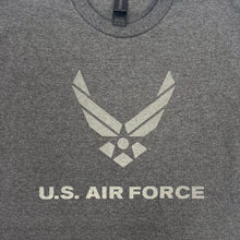 Load image into Gallery viewer, Air Force Reflective Logo T-Shirt (Charcoal)