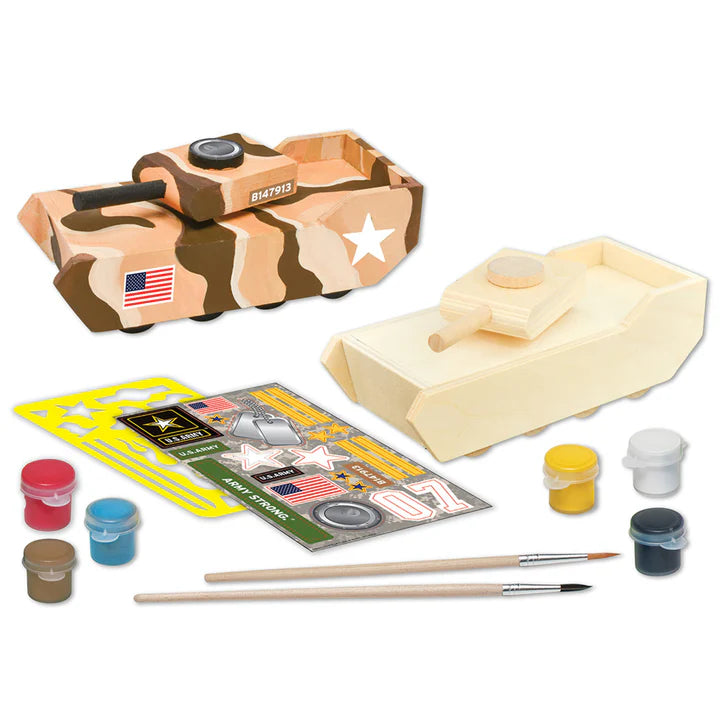 U.S. Army Tank Wood Paint Kit